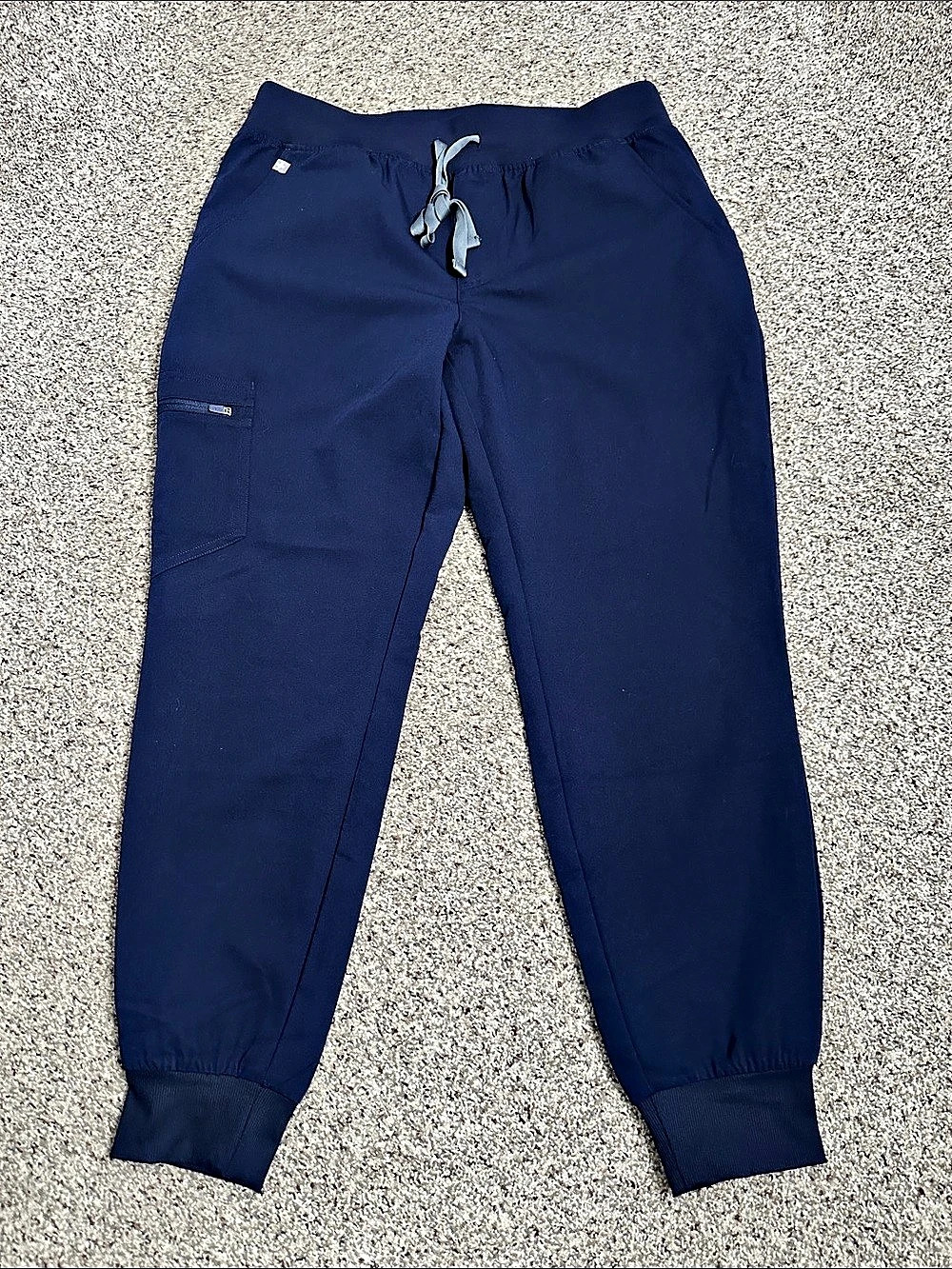 FIGS Zamora Jogger Scrub Pants Blue Medium/Petite